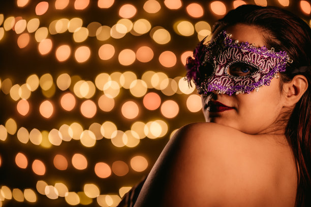 威尼斯面具女士图片下载