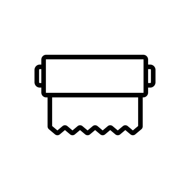 铝箔图标矢量轮廓插图图片下载