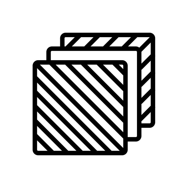 一个不同的合成图层，图标，矢量，轮廓插图图片下载