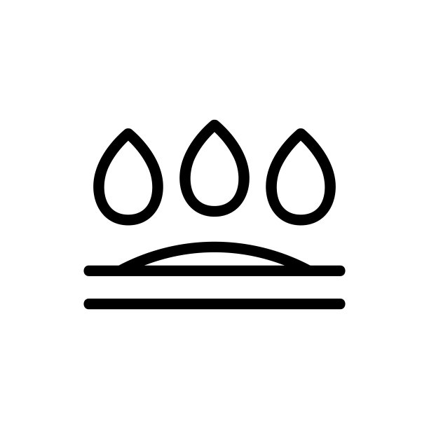 渗透水分的图标矢量轮廓插图图片下载