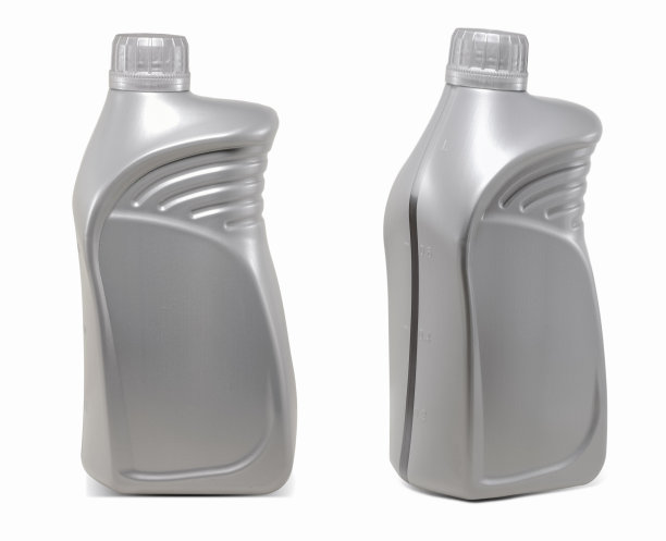 机油塑料容器隔离白色图片下载