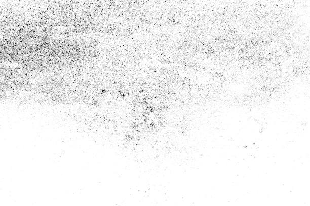 黑色的沙子孤立在白色的沙子上图片下载