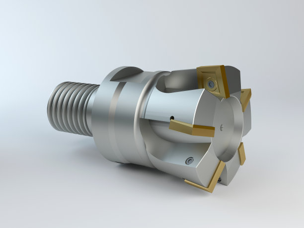 磨金属，3d插图图片下载