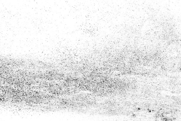 黑色的沙子孤立在白色的沙子上图片下载