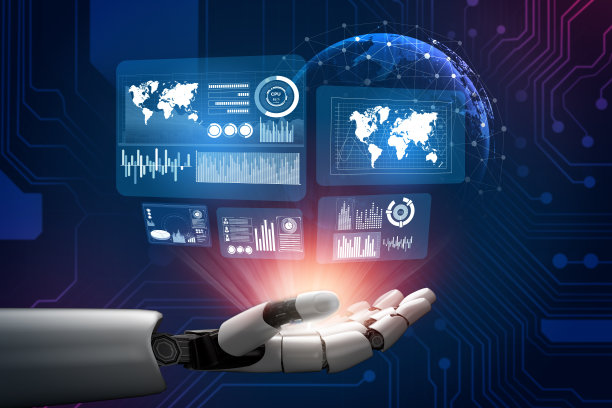 未来机器人人工智能概念。图片下载