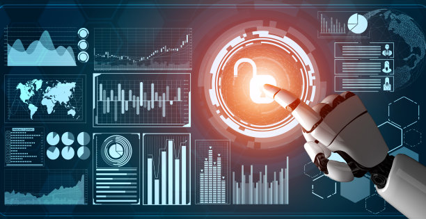 未来机器人人工智能概念。图片下载