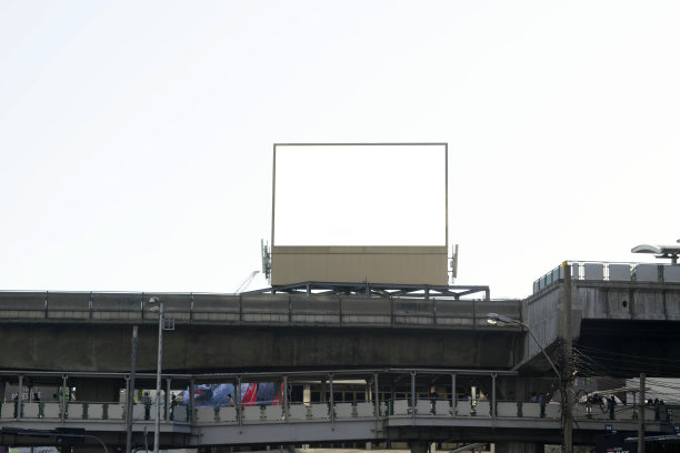 广告牌，剪切，白色背景图片下载