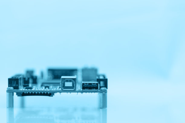 CPU电子电路板概念与计算机编程和AI(人工智能)图片下载