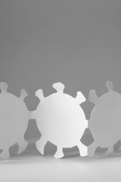 克罗纳病毒纸链切断图片下载