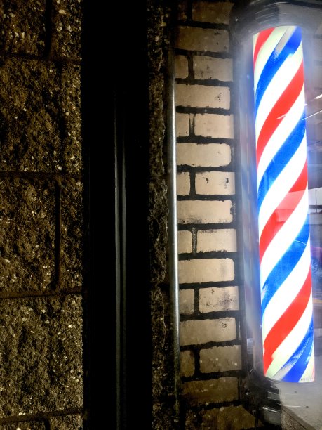 明亮的理发杆图片下载