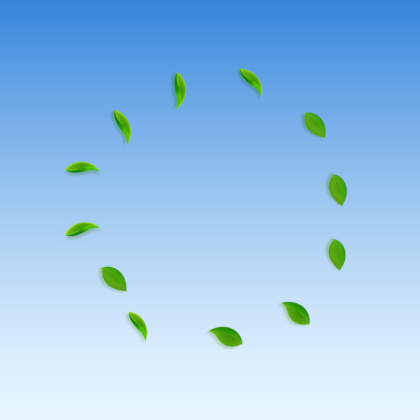 下降的绿叶。茶鲜，叶乱飞图片下载