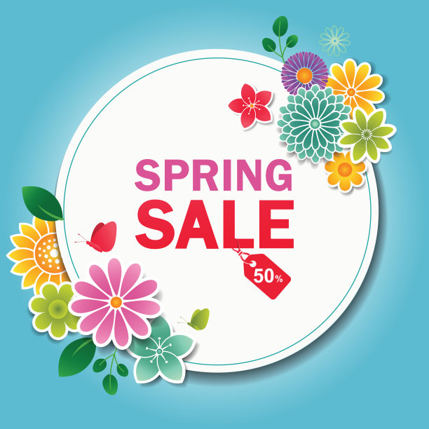春季销售横幅图片下载