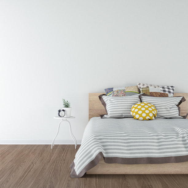 空卧室正面图片下载