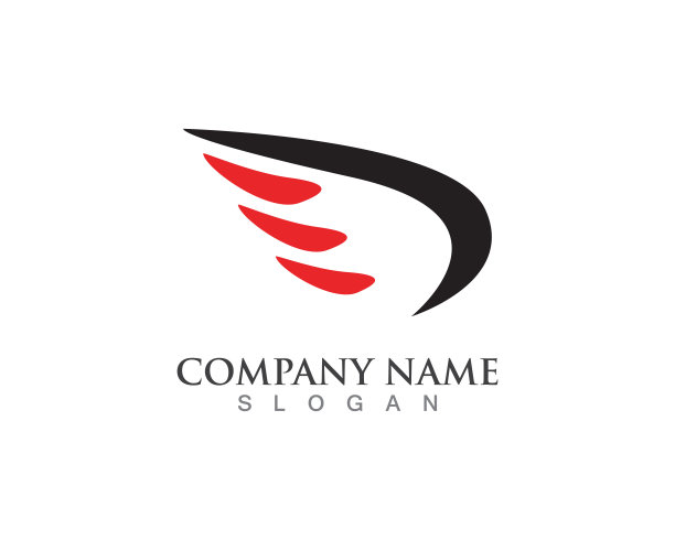 黑翼标志标志为专业设计师图片下载