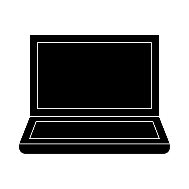 计算机设置图标，矢量插图，教育字形图片下载