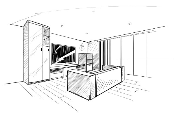 客厅室内效果图。图片下载