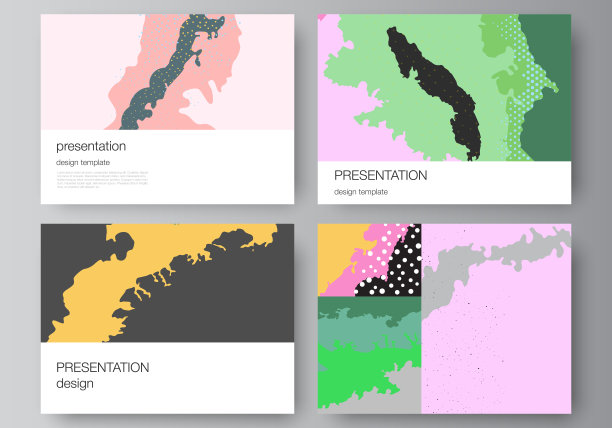 矢量布局的演示幻灯片设计模板，多用途的演示宣传册模板，宣传册封面。日本模式模板。亚洲风格的景观背景装饰。图片下载