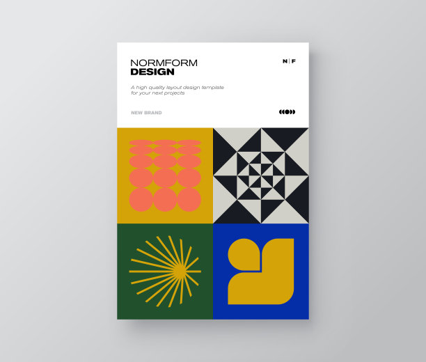 后现代设计矢量封面模型图片下载