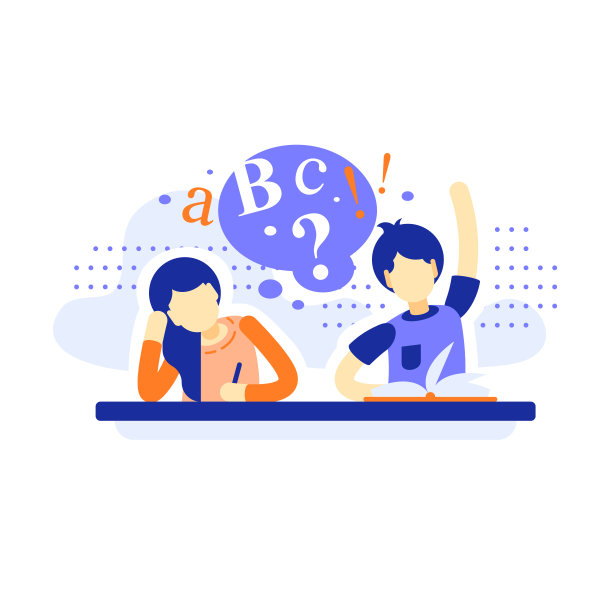 两个男生和女生坐在课桌前学习，趣味教育节目理念，主动学习图片下载