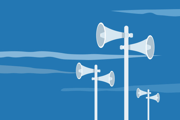 室外扬声器的插图图片下载