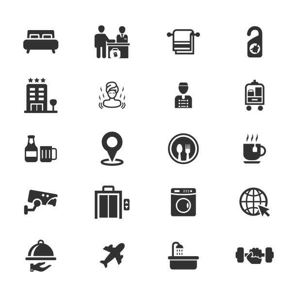 酒店的图标图片下载