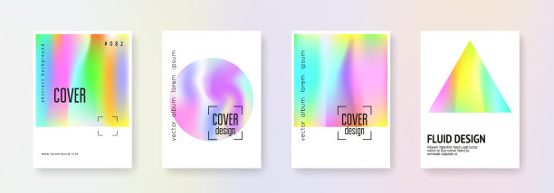 全息覆盖集。抽象的背景。图片下载