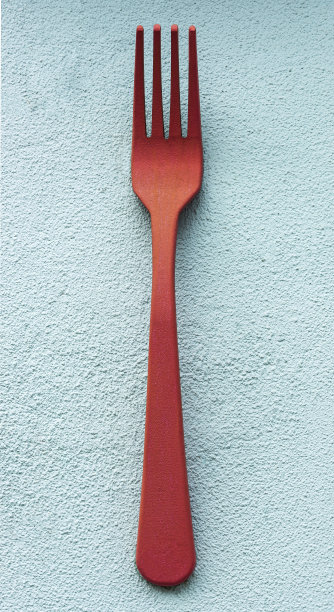 特写大红色叉在墙上图片下载