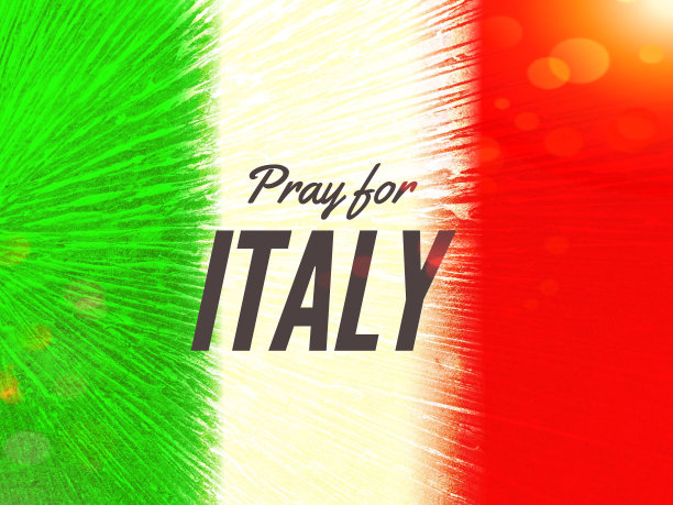 祈祷义字在绿、白、红的抽象背景插图图片下载