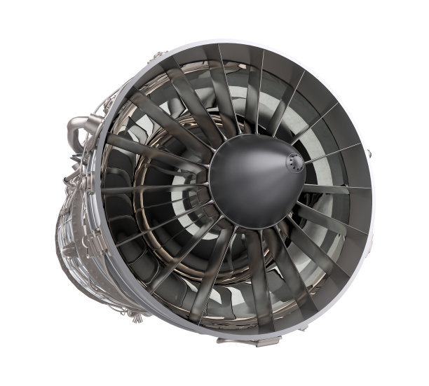 涡扇发动机隔离图片下载