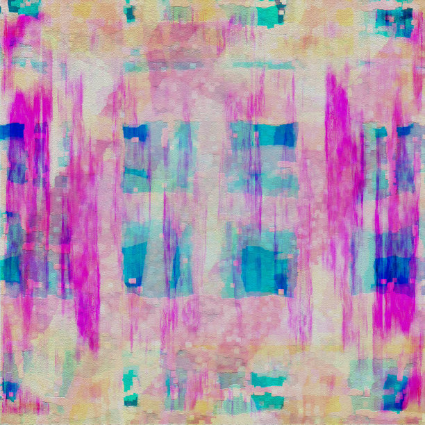 粉色和蓝色的水彩画抽象艺术背景图片下载