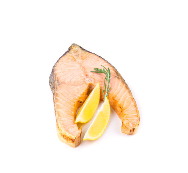 柠檬三文鱼片。图片下载