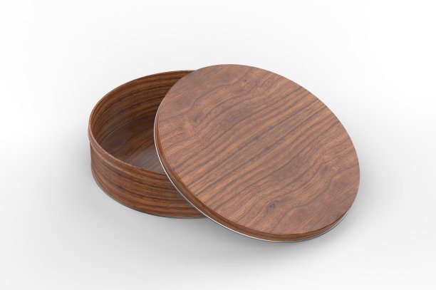 空白圆锡容器的品牌和设计。3 d渲染插图。图片下载