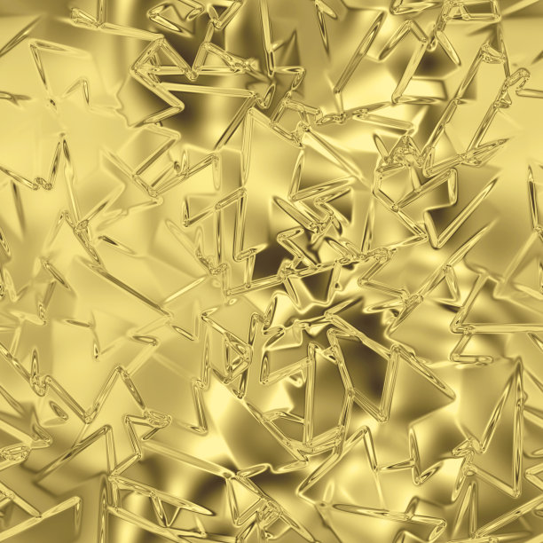 金色无缝图案，3d金色闪光插图图片下载