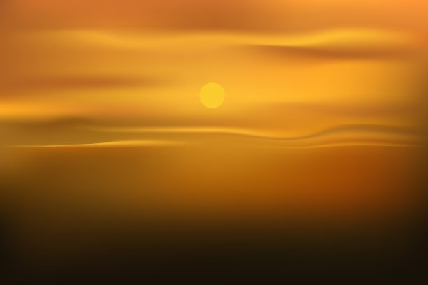 黄昏天空日落背景图片下载