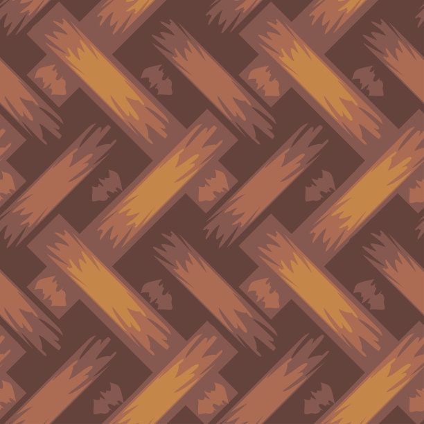 无缝向量图案纹理与棕色的颜色。编织墙纸设计纹理效果。编织的背景。素材图片