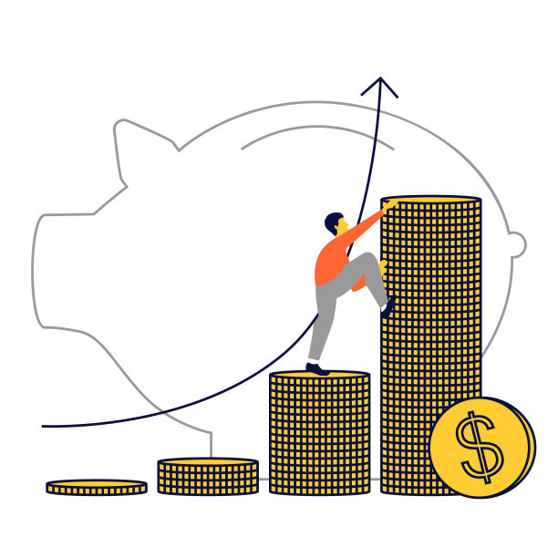 投资基金及退休金计划。图片下载