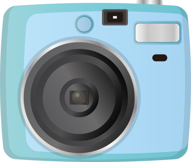 瞬间相机隔离矢量插图图片下载