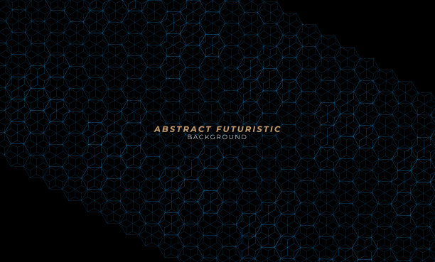 抽象的几何背景，抽象的未来艺术墙纸。图片下载