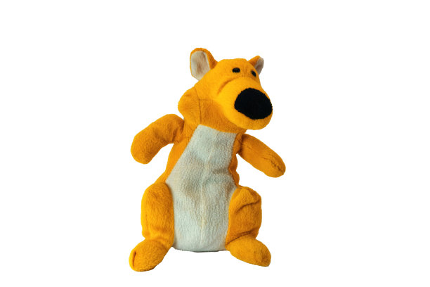 儿童玩具泰迪熊。孤立在白色背景上。图片下载