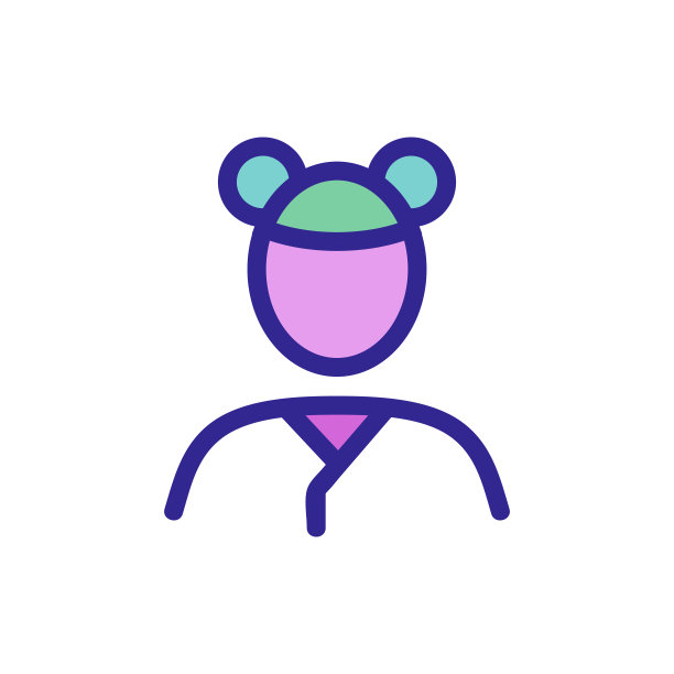 越南女人图标矢量轮廓插图图片下载