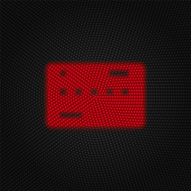 卡，信用，金钱矢量淡红色复古风格矢量图标图片下载