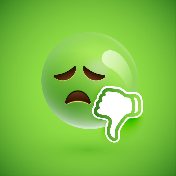 点赞的表情，矢量图图片下载