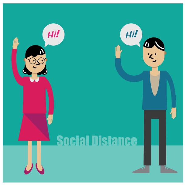 社会距离图片下载