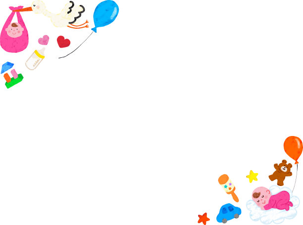 斜线婴儿框架图片下载