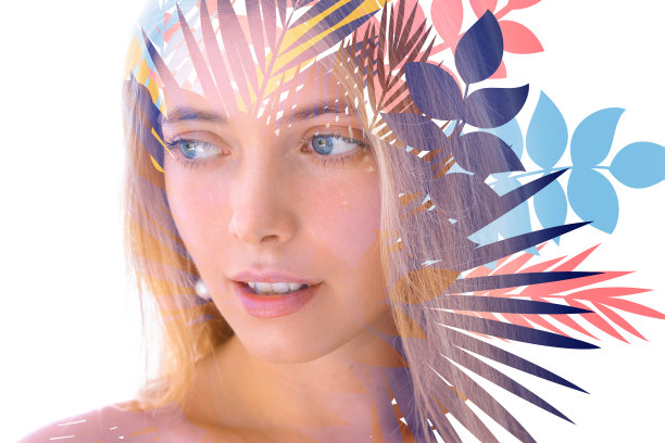 绘画摄影：人像与绘画的结合图片下载