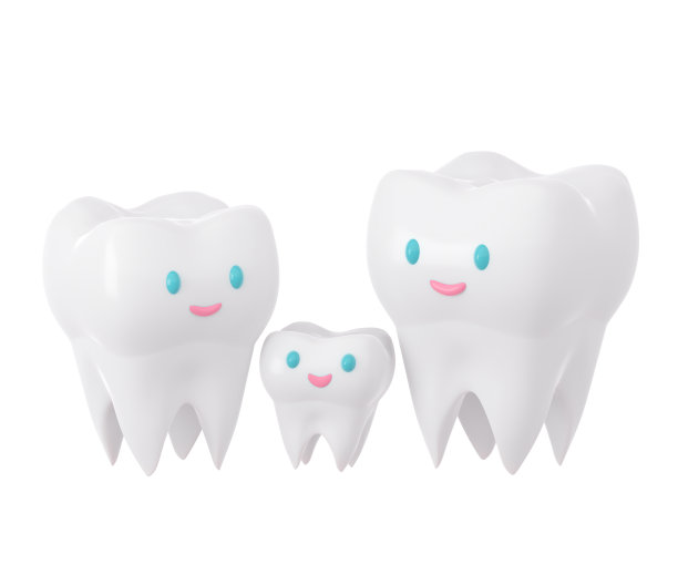 可爱快乐微笑的家庭牙齿。清晰的牙的概念。刷牙。牙的孩子照顾图片下载