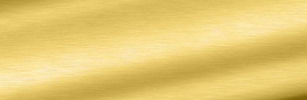 宽阔闪亮光滑的线条金属金色背景明亮的复古黄铜板铬全景纹理概念简单的青铜箔板硬背景设计，全景金色光抛光横幅顶部图片下载