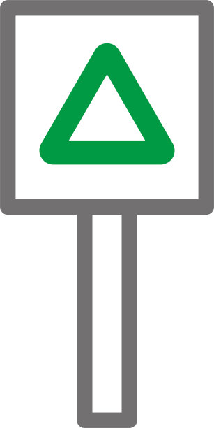 黑板上写着回答问题的三角形记号。孤立的矢量插图图像。图片下载