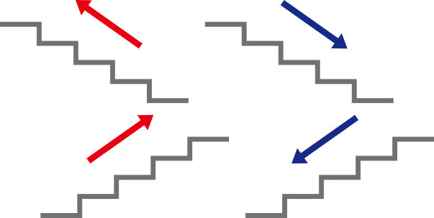 楼梯标志孤立矢量图像图片下载