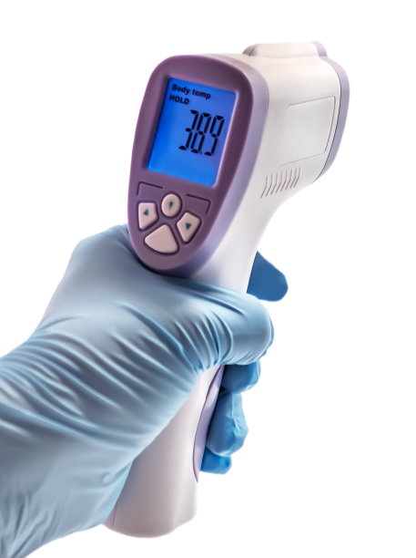 非常高的危险发烧温度计图片下载